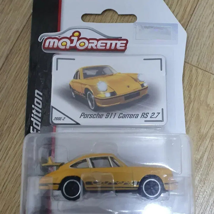 [BUNJANG] Majorette Porsche 911 Carrera RS 2.7 Yellow Die-cast Model / 마조렛 포르쉐 911 카레라 RS 2.7 옐로우 다이캐스트