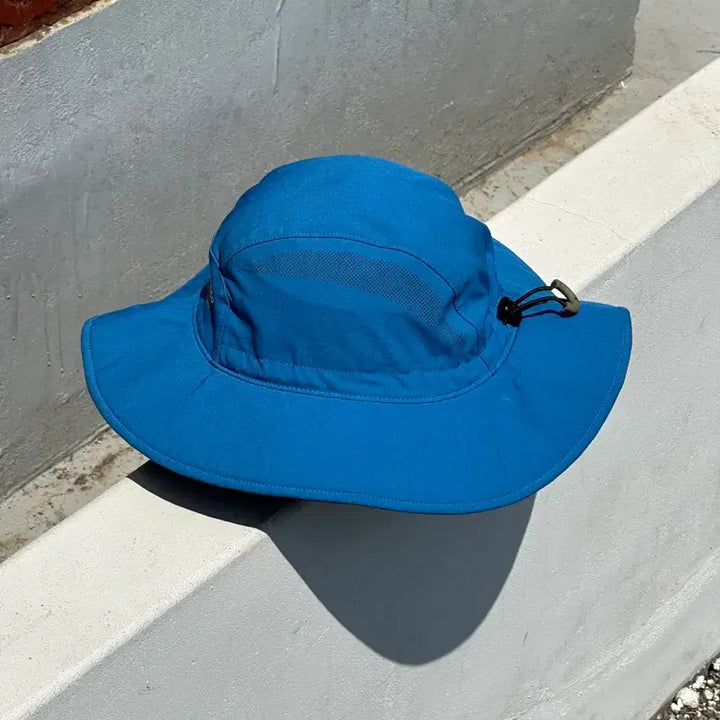 [BUNJANG] Columbia Logo Blue Boonie Hat / [M-L] 컬럼비아 로고 블루 정글모 부니햇 모자