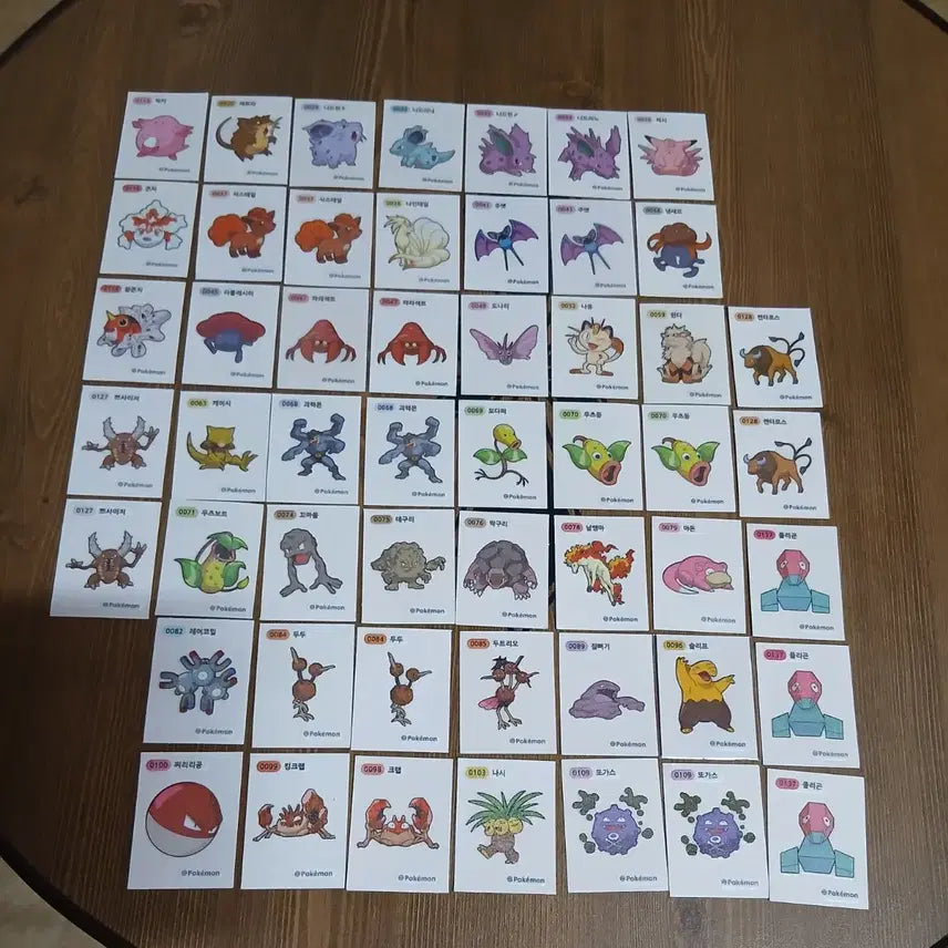 [BUNJANG] Pokemon Bread Stickers Season 2 - Single Selection / 포켓몬띠부씰 시즌2 1개 선택 포켓몬띠부띠부씰