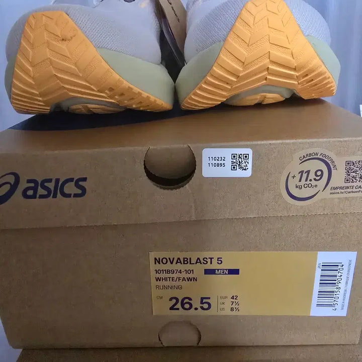[BUNJANG] Asics NovaBlast 5 White-Phone 265 New / 노바블라스트5 화이트폰 265 새상품입니다