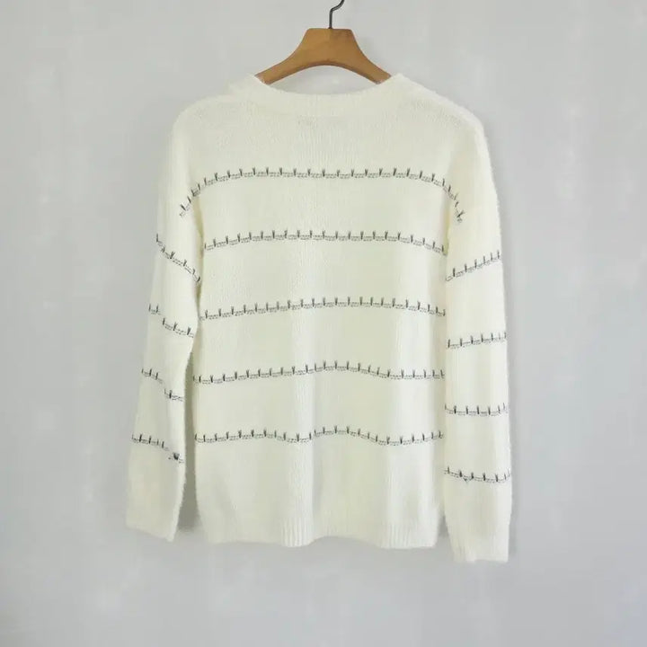 [BUNJANG] ON&amp;ON Stitch V-Neck Knit (Women&