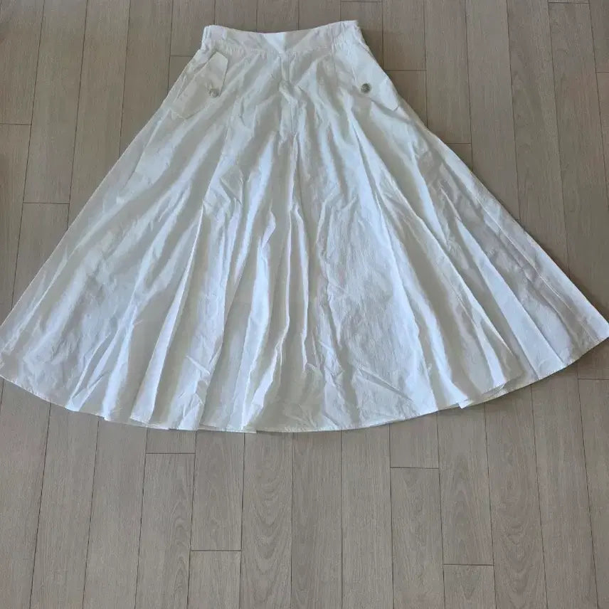 [BUNJANG] Back Banding Flare Long Skirt / 백밴딩 플레어롱 스커트