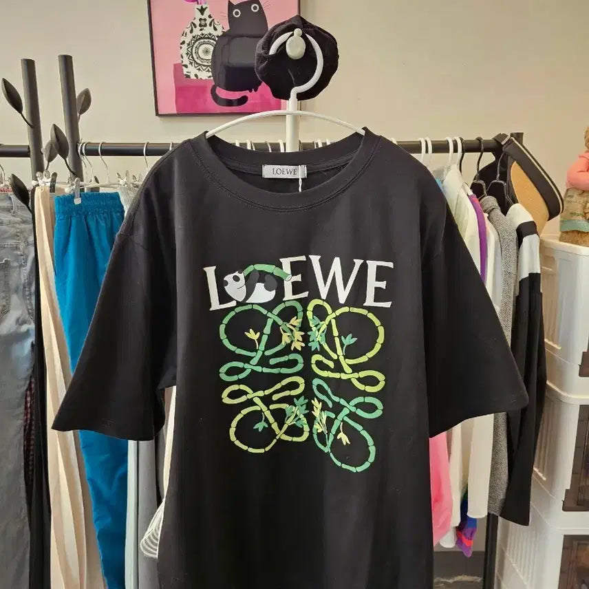 [BUNJANG] ROA.BLACK Logo Short-Sleeve T-Shirt / 로에 블랙 로고 반팔 티셔츠
