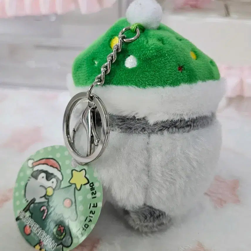 [BUNJANG] Koupen-chan Penguin Plush Toy with Christmas Hat / 코우펜짱 펭귄 인형 어린이날