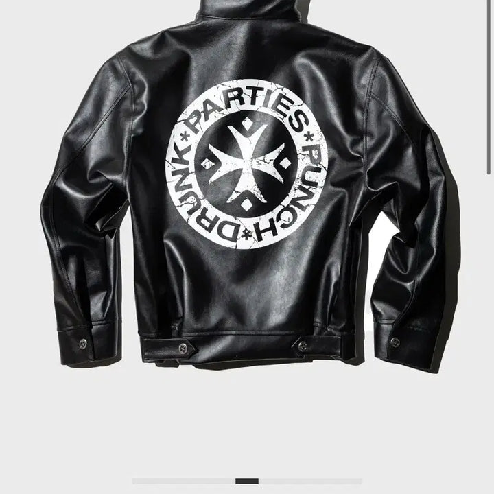 [BUNJANG] Punch Drunk Delays Vegan Leather Rider Jacket / 펀치드렁크파티즈 Vegan Leather Rider Jacket