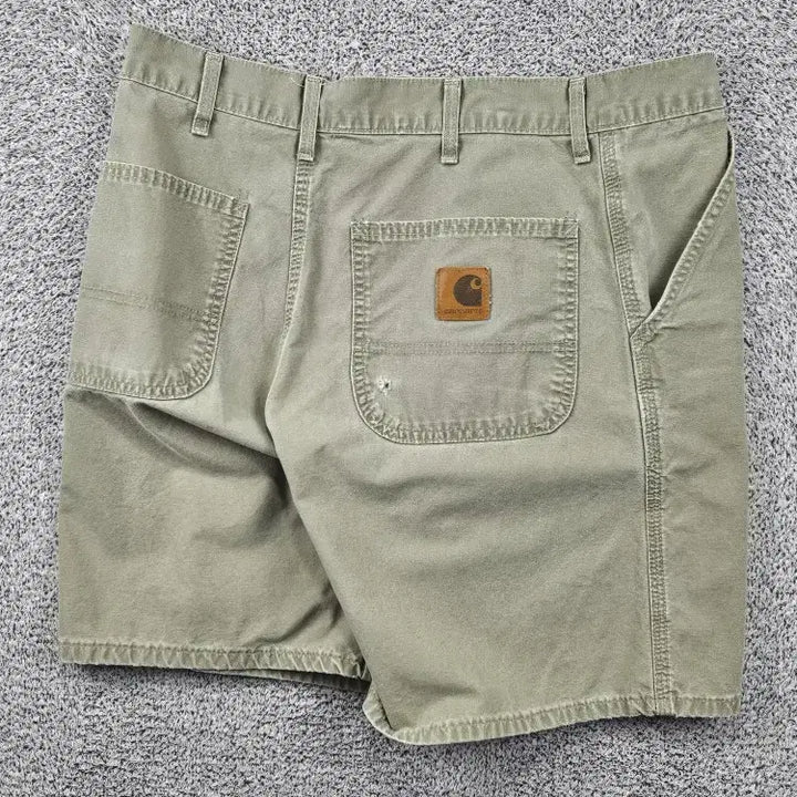 [BUNJANG] Carhartt Cotton Work Shorts Desert Beige 36" / 칼하트 코튼 워크 쇼츠 반바지 ( 36" ) / 12050