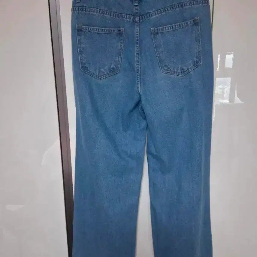 [BUNJANG] Wide Fit Distressed Jeans / 데미지 청바지