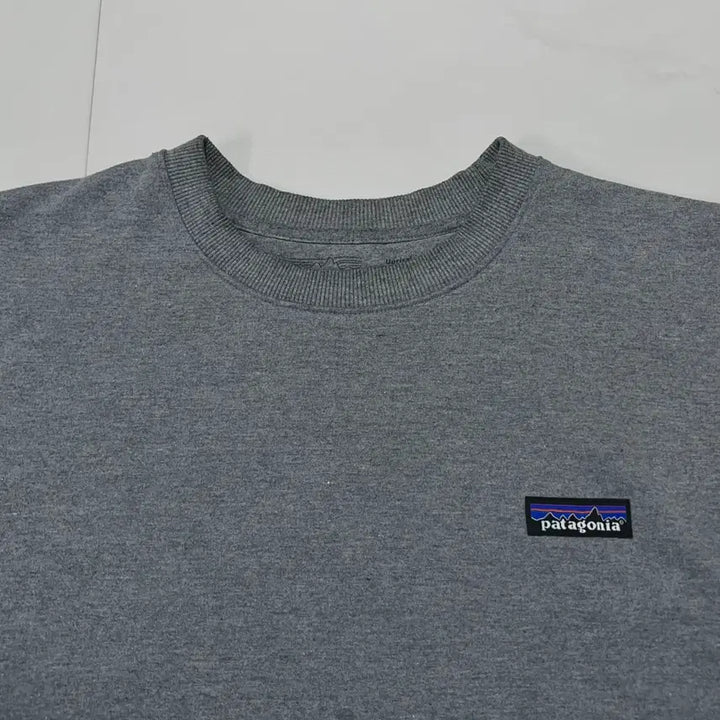 [BUNJANG] Patagonia Grey Patch Logo Sweatshirt L / [정품] 파타고니아 그레이 패치로고 맨투맨 [ L ]