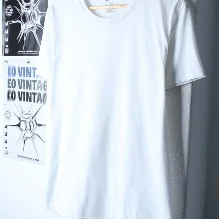 [BUNJANG] Champion Plain White T-Shirt (L-XL) Old School / (L-XL) 챔피온 반팔 티셔츠 화이트 무지 올드스쿨-18665