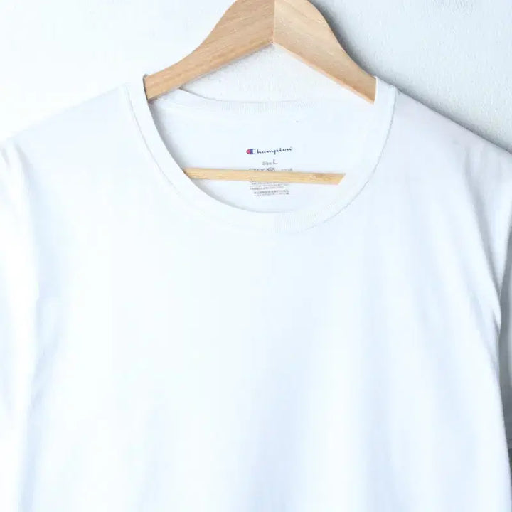 [BUNJANG] Champion Plain White T-Shirt (L-XL) Old School / (L-XL) 챔피온 반팔 티셔츠 화이트 무지 올드스쿨-18665