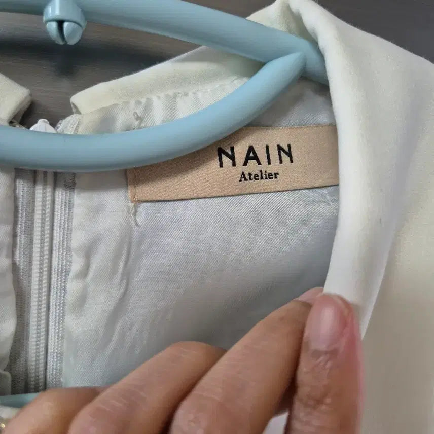 [BUNJANG] NAIN Atelier Pearl Point Tweed Dress (M) / 나인(NAIN) 아뜰리에 진주 포인트 트위드 원피스 (M)