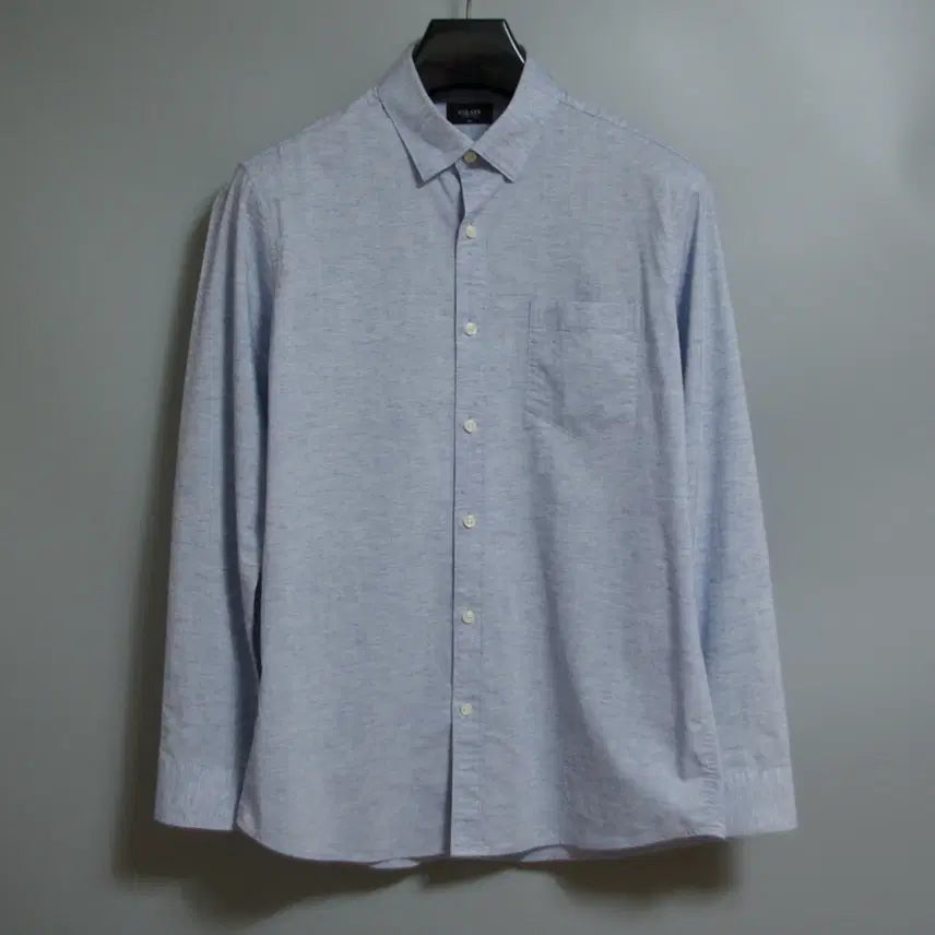 [BUNJANG] Galaxy Linen Blend Shirt Size 100-105 / 갤럭시 린넨혼방 셔츠 100-105