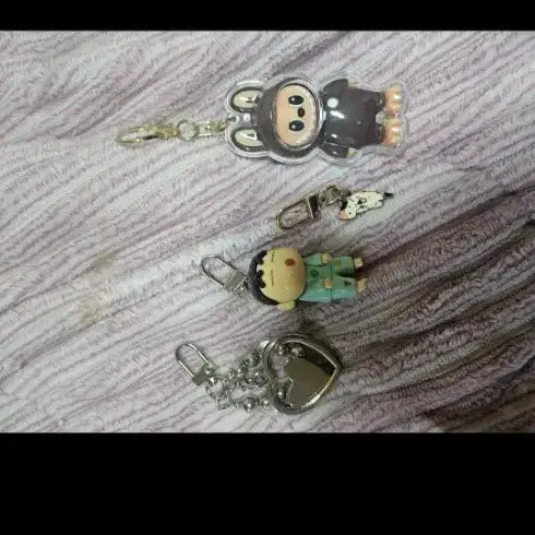 [BUNJANG] Character Keyring Set (4 Types) / 캐릭터 키링 4종 세트