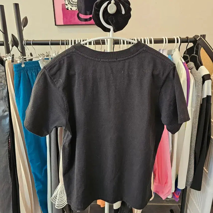 [BUNJANG] SHA Black Logo Short Sleeve T-Shirt / 샤 블랙 로고 반팔 티셔츠