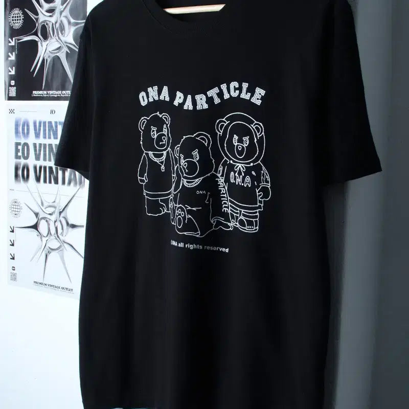 [BUNJANG] Brand Vintage Big Printing Bear T-Shirt / (F) 브랜드빈티지 반팔 티셔츠 빅프린팅 곰돌이 키치-18667