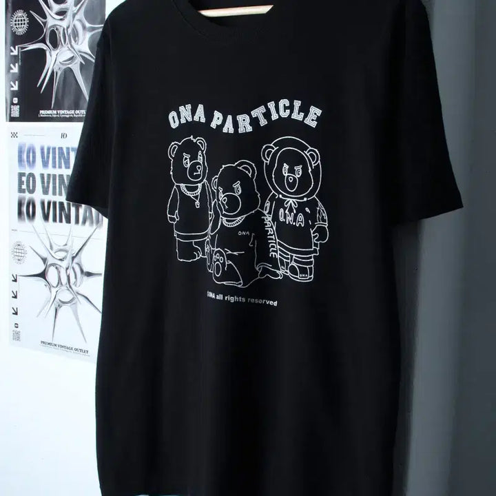 [BUNJANG] Brand Vintage Big Printing Bear T-Shirt / (F) 브랜드빈티지 반팔 티셔츠 빅프린팅 곰돌이 키치-18667