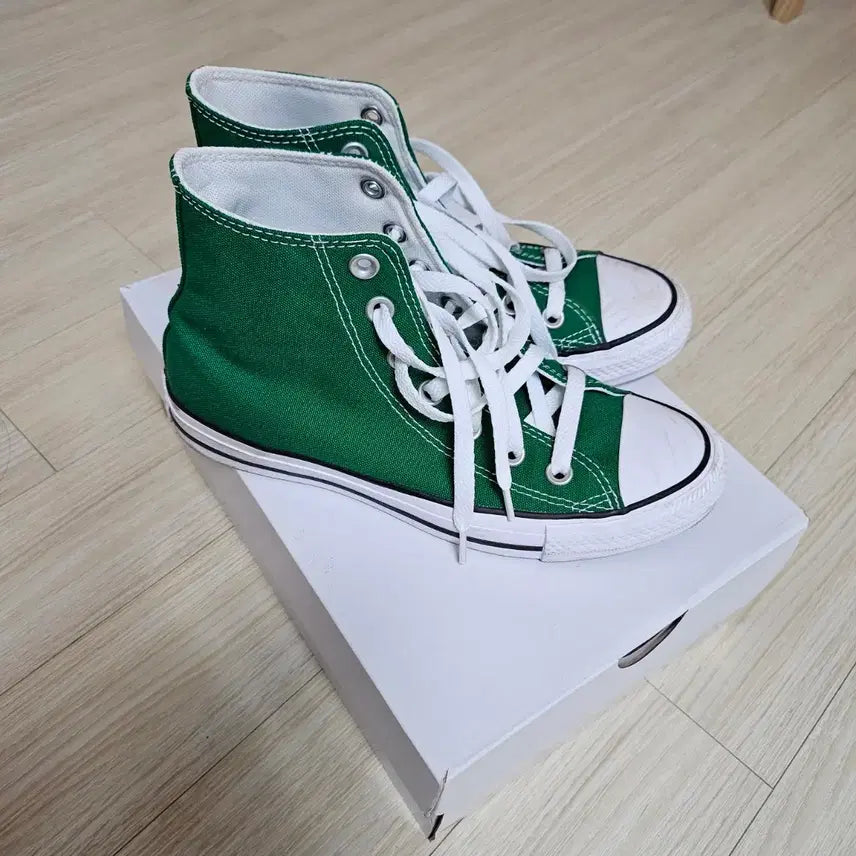 [BUNJANG] Converse Chuck Taylor All Star Amazon Green 235 / (실착1회) 컨버스 척테일러 올스타 아마존그린 235
