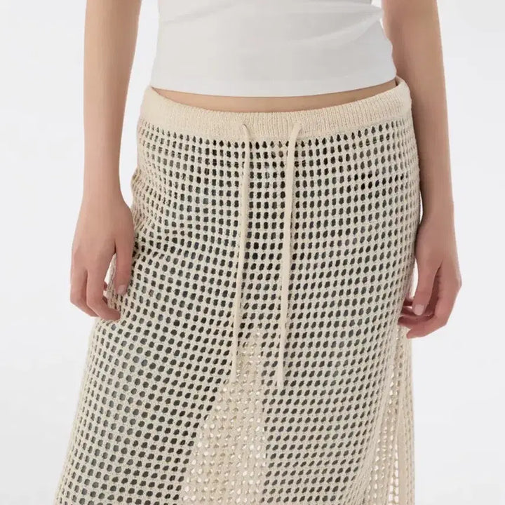 [BUNJANG] Musinsa Standard Net Long Skirt / 무신사스탠다드 네트 롱 스커트