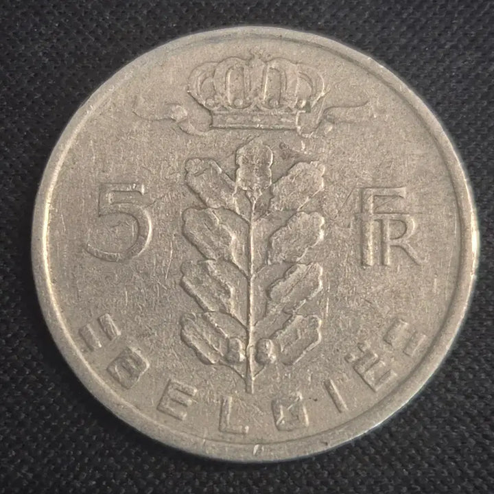[BUNJANG] 1949 Belgium 5 Franc Coin / 1949 벨기에 5프랑 동전 [EP. 2505]