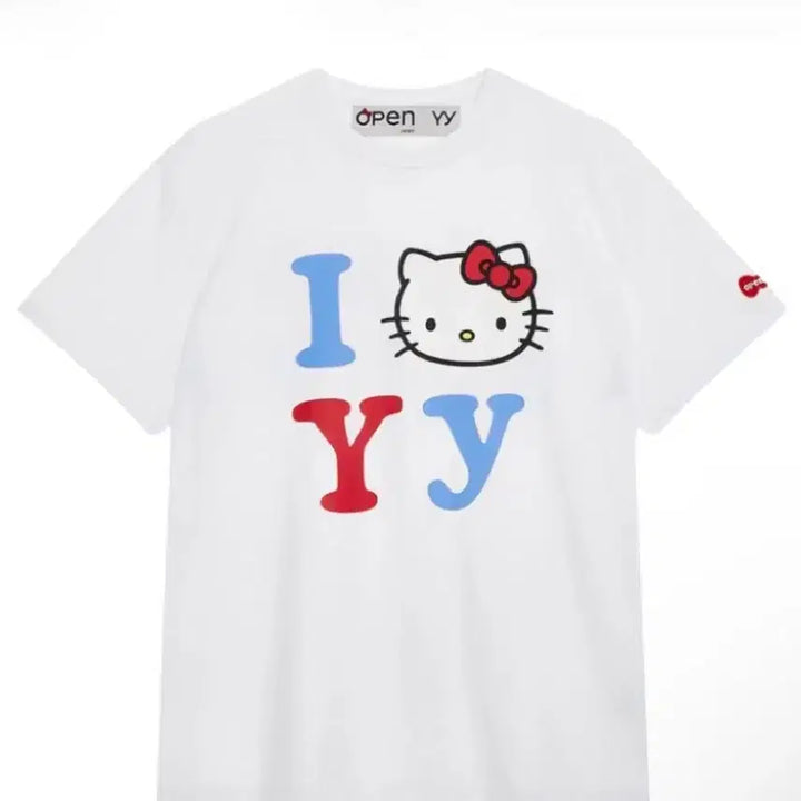 [BUNJANG] OPEN YY Hello Kitty T-Shirt (S/M) / Open yy 헬로키티 반팔티 s/m