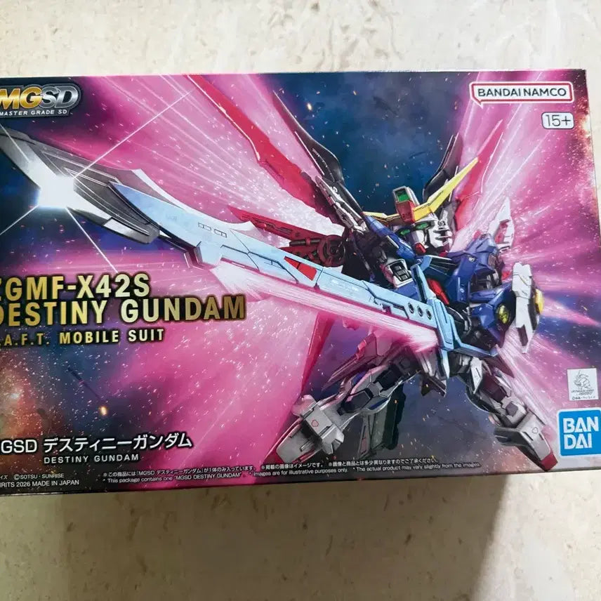 [BUNJANG] Bandai MGSD Destiny Gundam / MGSD 데스티니 건담 팝니다