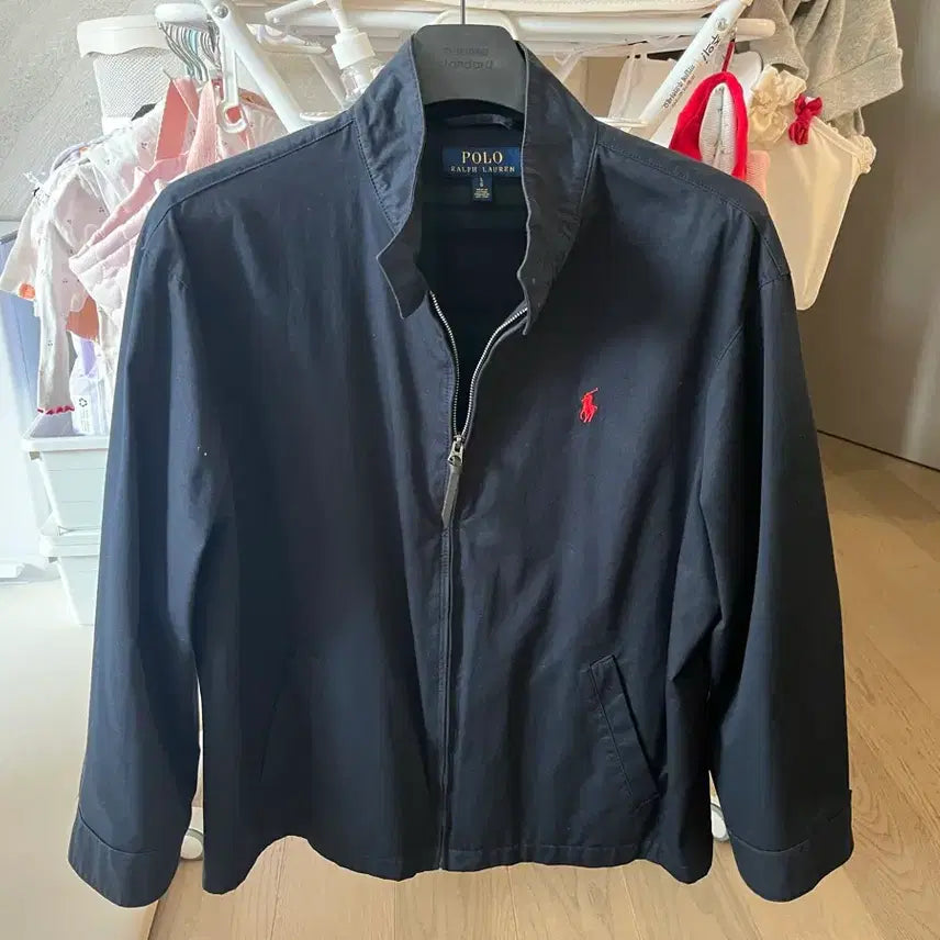 [BUNJANG] Polo Ralph Lauren Harrington Jacket Navy L / 폴로 랄프로렌 바라쿠타 자켓(L)