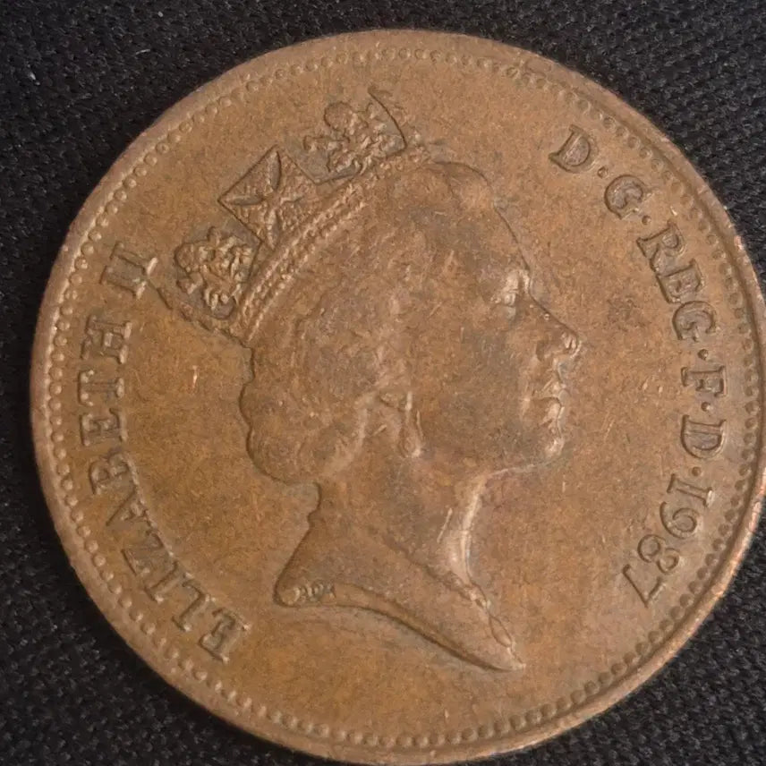 [BUNJANG] 1987 United Kingdom 2 Pence Coin / 1987년 영국 2펜스 동전[EP. 2507]