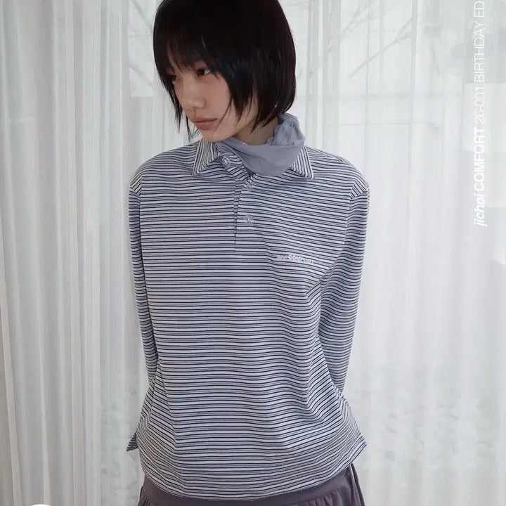 [BUNJANG] Jichoi Comfort Stripe Size 2 Trousers / 지초이 컴포트 스트라이프 2사이즈