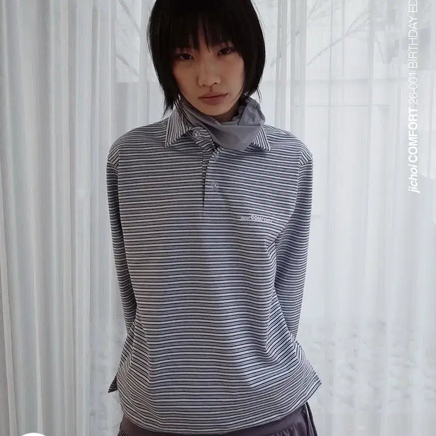 [BUNJANG] Jichoi Comfort Stripe Size 2 Trousers / 지초이 컴포트 스트라이프 2사이즈