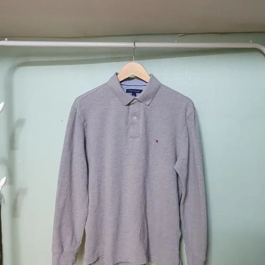 [BUNJANG] Tommy Hilfiger Long Sleeve Polo Shirt L (100) / 타미힐피거 긴팔 카라티 L 100