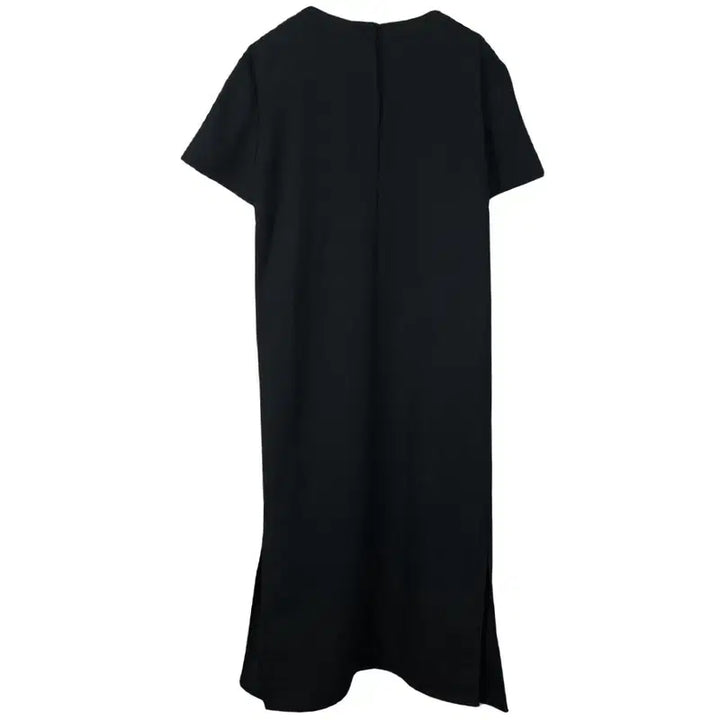 [BUNJANG] RECTO Short Sleeve Long Dress Black (Women&