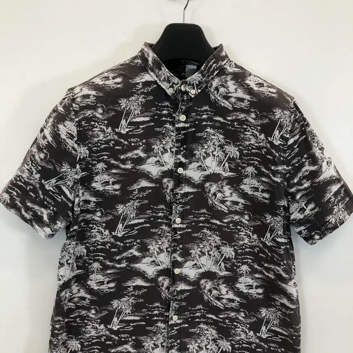 [BUNJANG] H&amp;M Hawaiian Pattern Short Sleeve Shirt - Size M / H&amp;M 흐앤므 하와이안 패턴 반팔셔츠 M