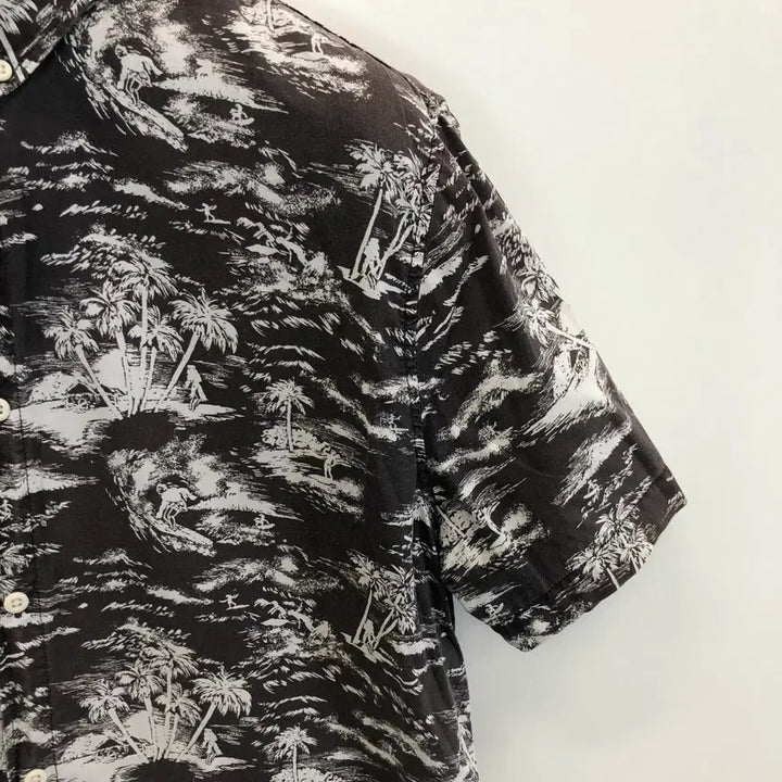 [BUNJANG] H&amp;M Hawaiian Pattern Short Sleeve Shirt - Size M / H&amp;M 흐앤므 하와이안 패턴 반팔셔츠 M