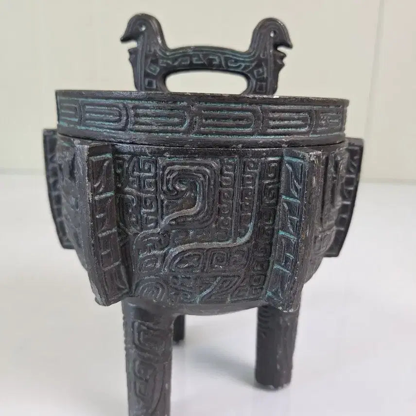 [BUNJANG] Vintage 1960s Chinese Style Ice Bucket Ashtray / 근대사 수집 자료 옛날 빈티지 아이스버킷 재떨이