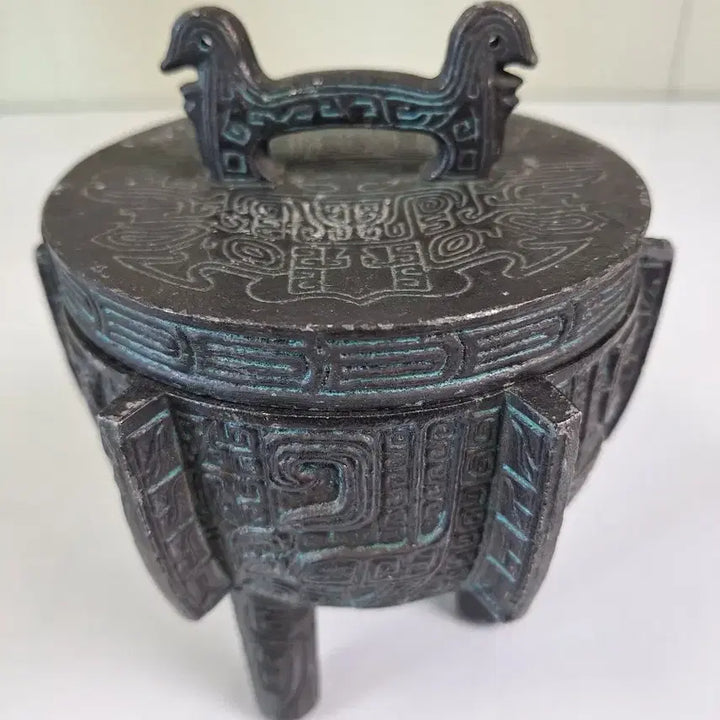 [BUNJANG] Vintage 1960s Chinese Style Ice Bucket Ashtray / 근대사 수집 자료 옛날 빈티지 아이스버킷 재떨이