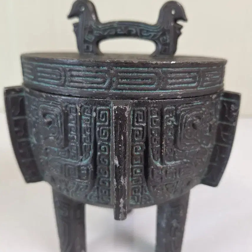 [BUNJANG] Vintage 1960s Chinese Style Ice Bucket Ashtray / 근대사 수집 자료 옛날 빈티지 아이스버킷 재떨이