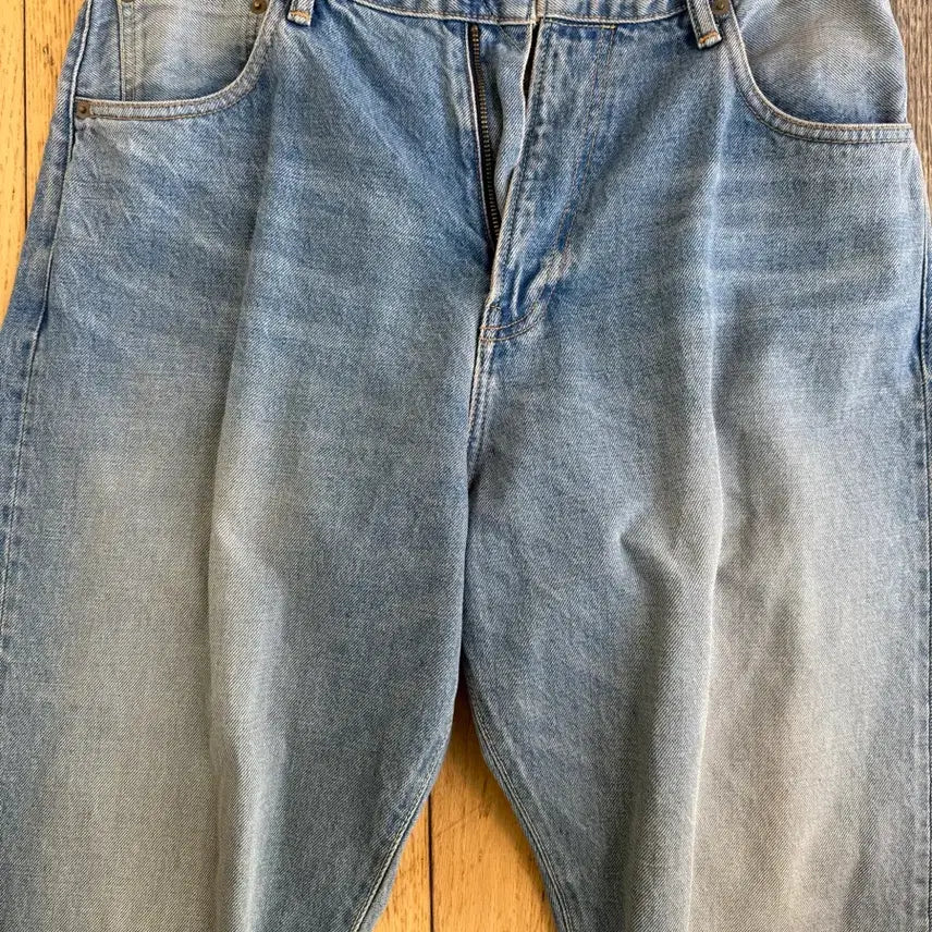 [BUNJANG] Liberalders Washed Relaxed Fit Denim Pants / Liberalders