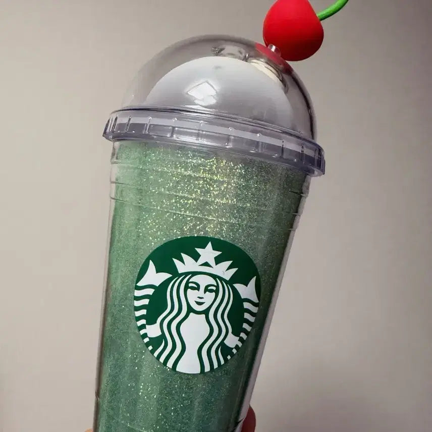 [BUNJANG] Starbucks Lime Glitter Cold Cup (Unused) / [미사용/새상품] 스타벅스 라임글리터 콜드컵