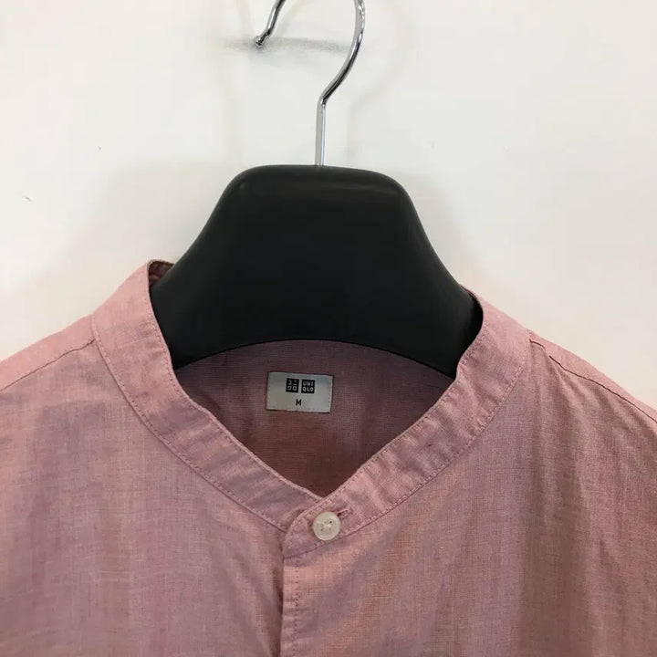 [BUNJANG] Uniqlo Cotton Henry Neck Shirt M / 유니클로 헨리넥 코튼셔츠 M