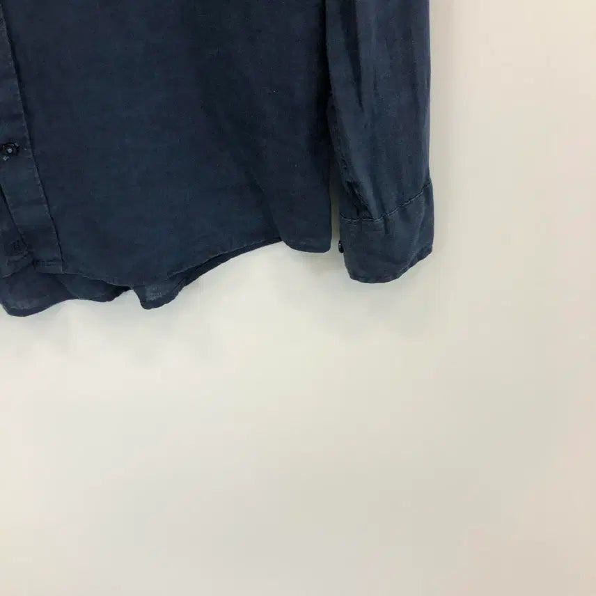 [BUNJANG] Tommy Hilfiger Premium Linen Shirt Navy M / 타미힐피거 프리미엄 린넨셔츠 M
