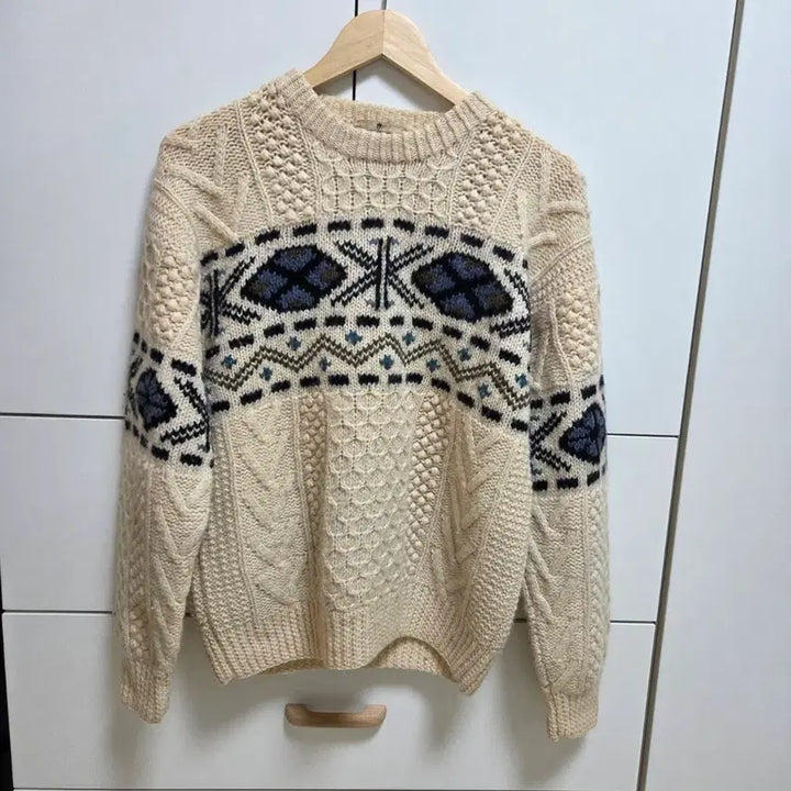 [BUNJANG] Ivory Knit Sweater M / 아이보리 니트 M