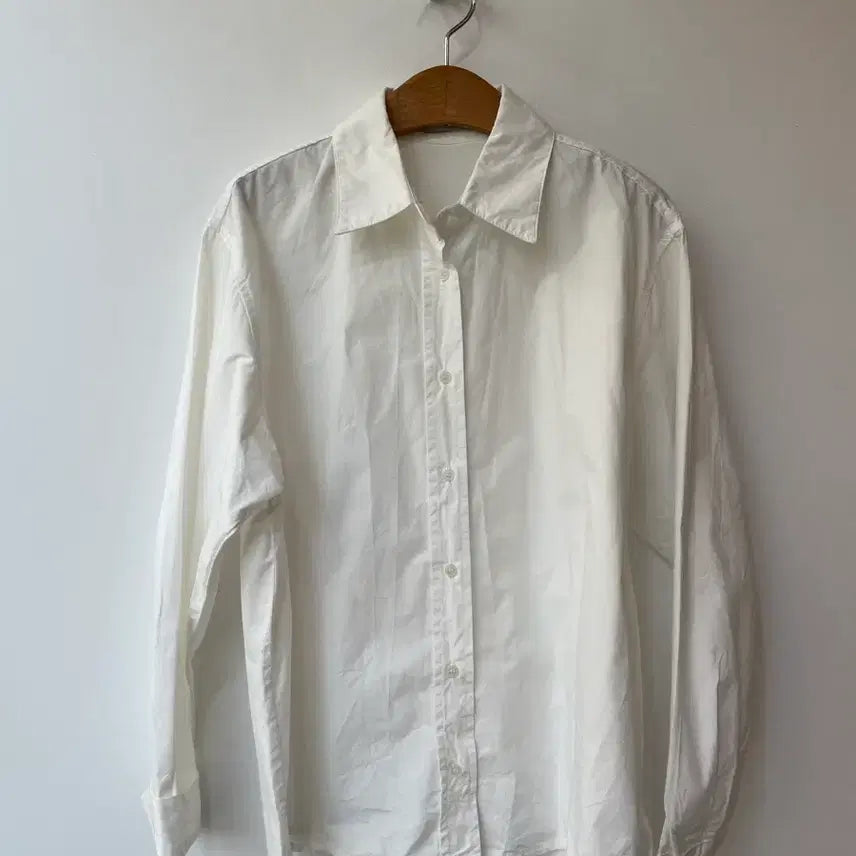 [BUNJANG] Nearli White Cotton Shirt / Nearli 화이트 셔츠