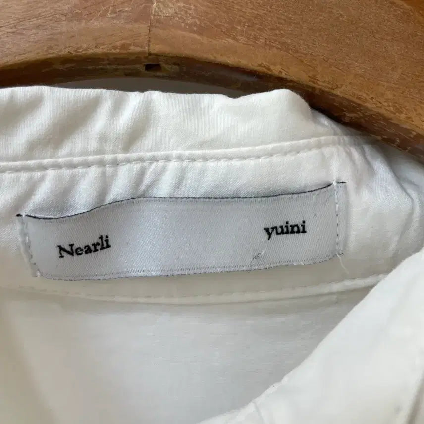 [BUNJANG] Nearli White Cotton Shirt / Nearli 화이트 셔츠