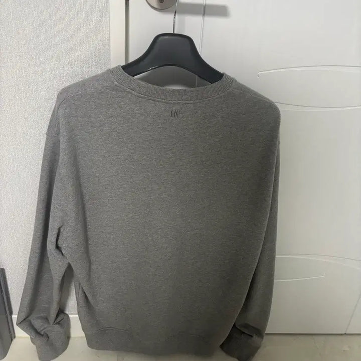 [BUNJANG] AMI Sweatshirt Grey / 아미 맨투맨 그레이