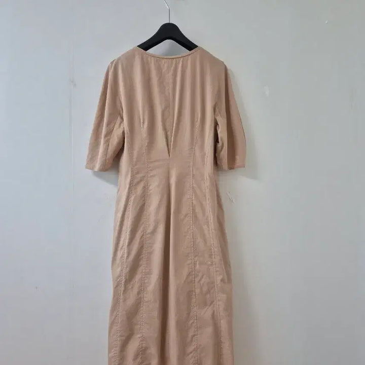 [BUNJANG] CC Collect Button Dress Beige / CC컬렉트 버튼 원피스
