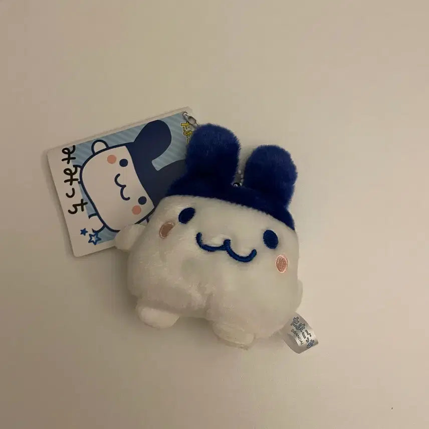 [BUNJANG] Tamagotchi Fluffy Chibi Mascot Keychain Mametchi Mimitchi Plush Keychain / 다마고치 복슬복슬 치비 마스코트 키링 마메치 미미치 인형 키홀더 위시