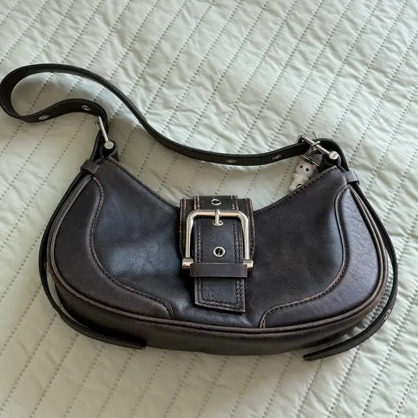 [BUNJANG] Osoi Hobo Bag Vintage Black / 오소이 호보백 빈티지 블랙
