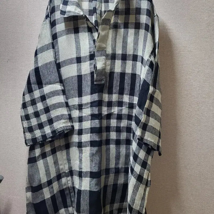 [BUNJANG] Issey Miyake Plantation Linen 100% Check Dress / (새상품)일본 이세이미야케 플랜테이션 마 100% 원피스