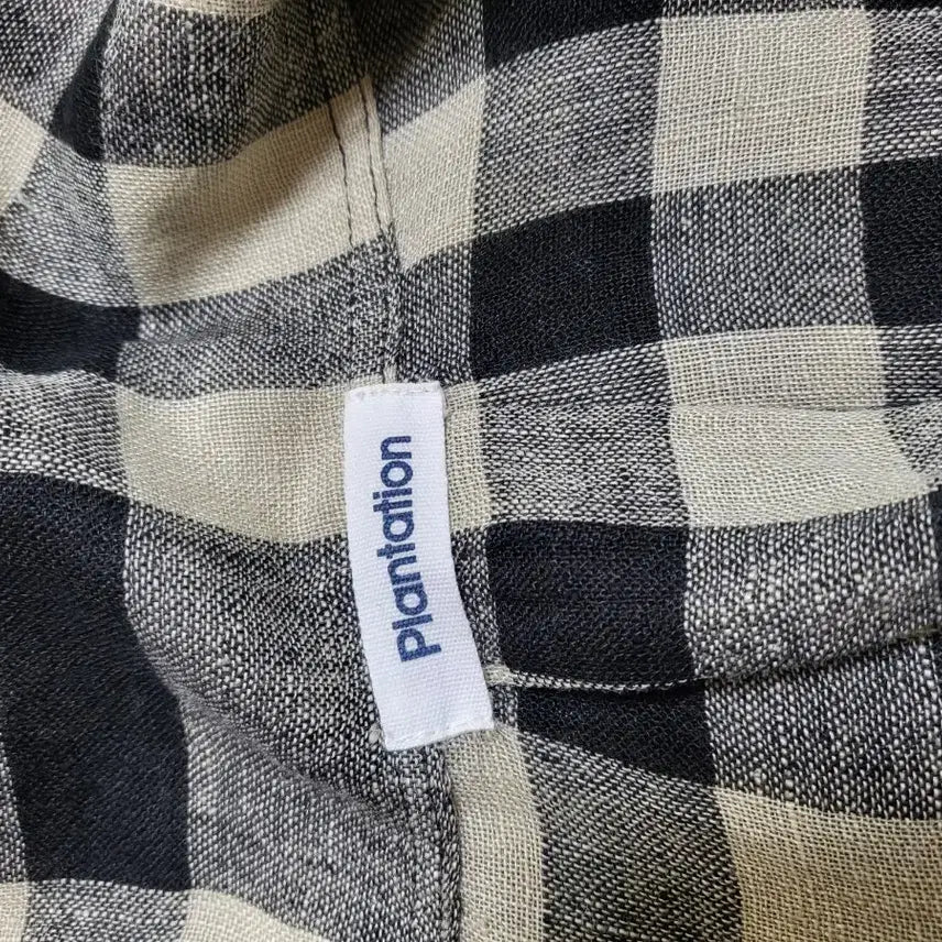 [BUNJANG] Issey Miyake Plantation Linen 100% Check Dress / (새상품)일본 이세이미야케 플랜테이션 마 100% 원피스