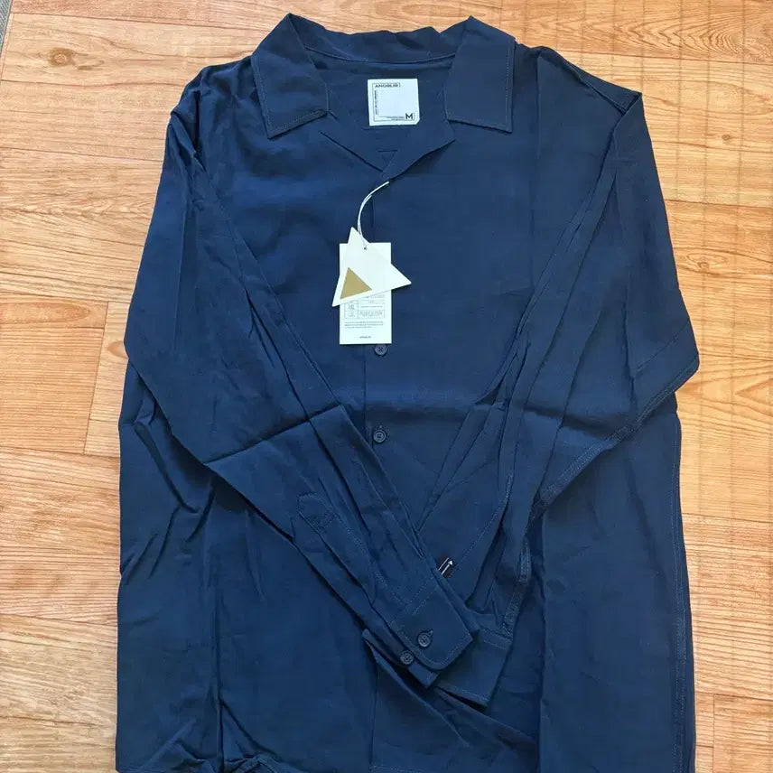 [BUNJANG] Annoblier Tencel Linen Loose Fit Open Collar Shirt / 아노블리어 루즈핏 오픈카라 텐셀 린넨 셔츠 팝니다.